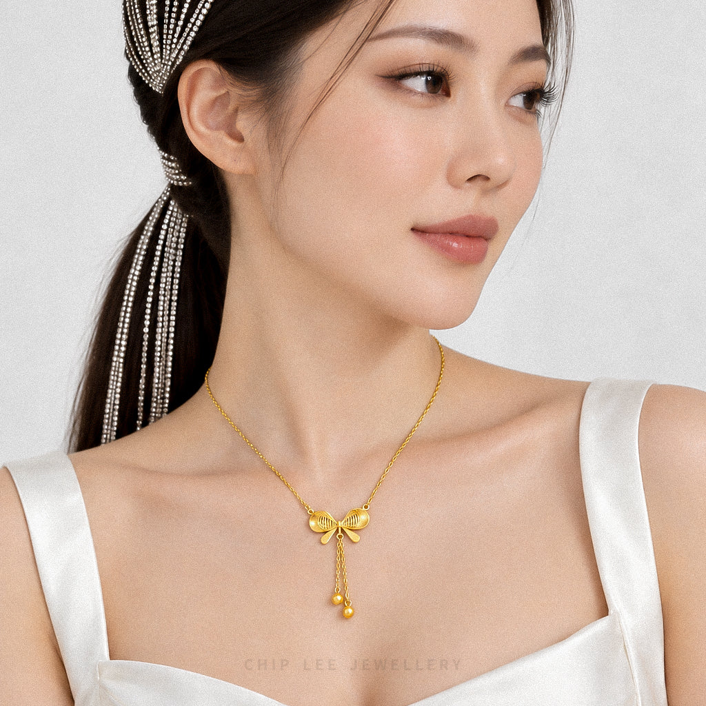 999 Pure Gold Kurdele Necklace