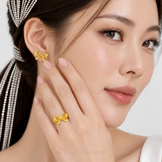 999 Pure Gold Kurdele Ring