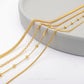 999 Pure Gold Link Chain Necklace with interlocking circle-shaped links in 24K solid gold by Chip Lee Jewellery Singapore