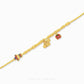 999 Pure Gold Peace and Joy Charm Gu Fa Jin Bracelet , featuring symbolic blessings, crafted with ancient techniques.