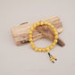 999 Gold Prosperity Beaded Gu Fa Jin Bracelet with intricate beaded design, crafted using ancient goldsmithing techniques