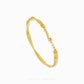 999 gold sphere twisted rope bracelet with bead accents