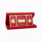 Chip Lee Singapore 999 Pure Gold Three Treasures of Wealth (財富三寶) Collectable. 24K gold plaque in red box for prosperity.