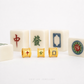999 Pure Gold Trio Mahjong Charm