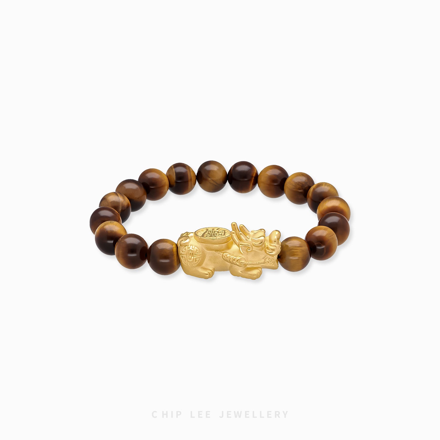 999 Pure Gold Tiger Eye Wealth & Fortune Pixiu  Bracelet | 招财纳福  (Zhao Cai Na Fu)