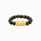 999 Pure Gold Black Obsidian Prosperity Agate Pixiu Bracelet | 财源广进 (Cai Yuan Guang Jin)