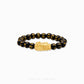 999 Pure Gold Black Agate Pixiu Bracelet