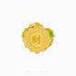 999 Pure Gold Auspicious Chinese Cabbage with Gold Ingots Figurine