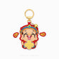 999 Pure Gold God of Fortune Spinning Coin Keychain