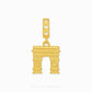 Arc de Triomphe Charm 916 gold by Chip Lee Jewellery Singapore, symbolising Parisian elegance, perfect for meaningful gifts or personal keepsakes.