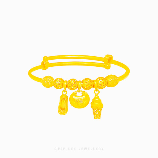 Abundance & Prosperity Baby Bangle