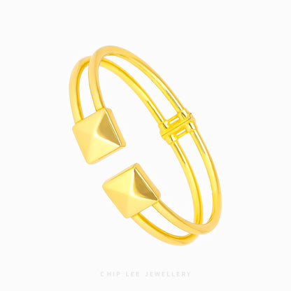 Square Cuff Bangle - Chip Lee Jewellery