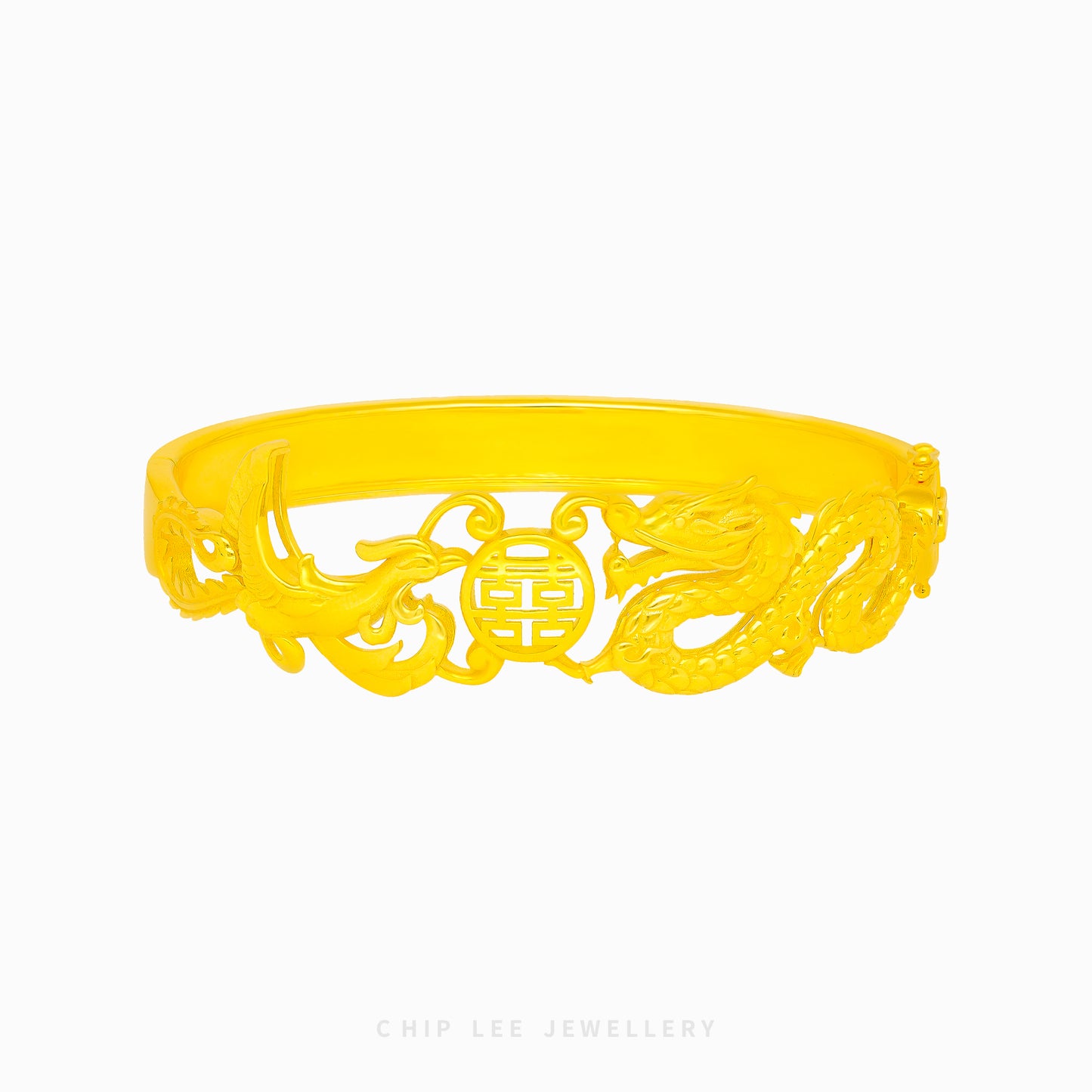 Phoenix and Dragon "龙凤" Joyous Unity Bangle