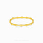 Bamboo Bangle by Chip Lee Jewellery Singapore, certified 916 gold with bamboo-inspired texture, rugged angular design, bold luxury wristpiece