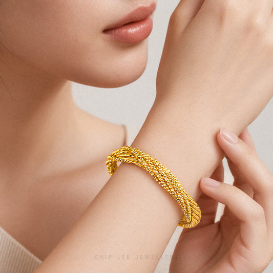 Beaded Italia Flexi Bangle