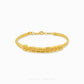 999 gold beaded multi strand bracelet in 24K pure gold with layered rope and bead design