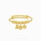Bell, Abacus, Bear Charms Baby Bangle
