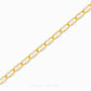 Bianca Bracelet with elongated oval links and textured white-tone detailing by Chip Lee Jewellery