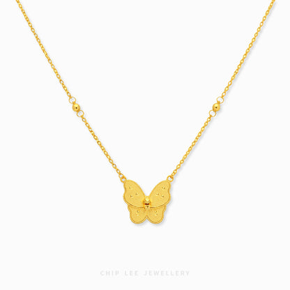 elegant butterfly necklace with delicate pendant design for women