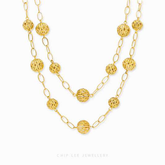 Duo Circle Detail Statement Chain