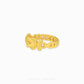 24k pure gold cable ring elegant minimalist design
