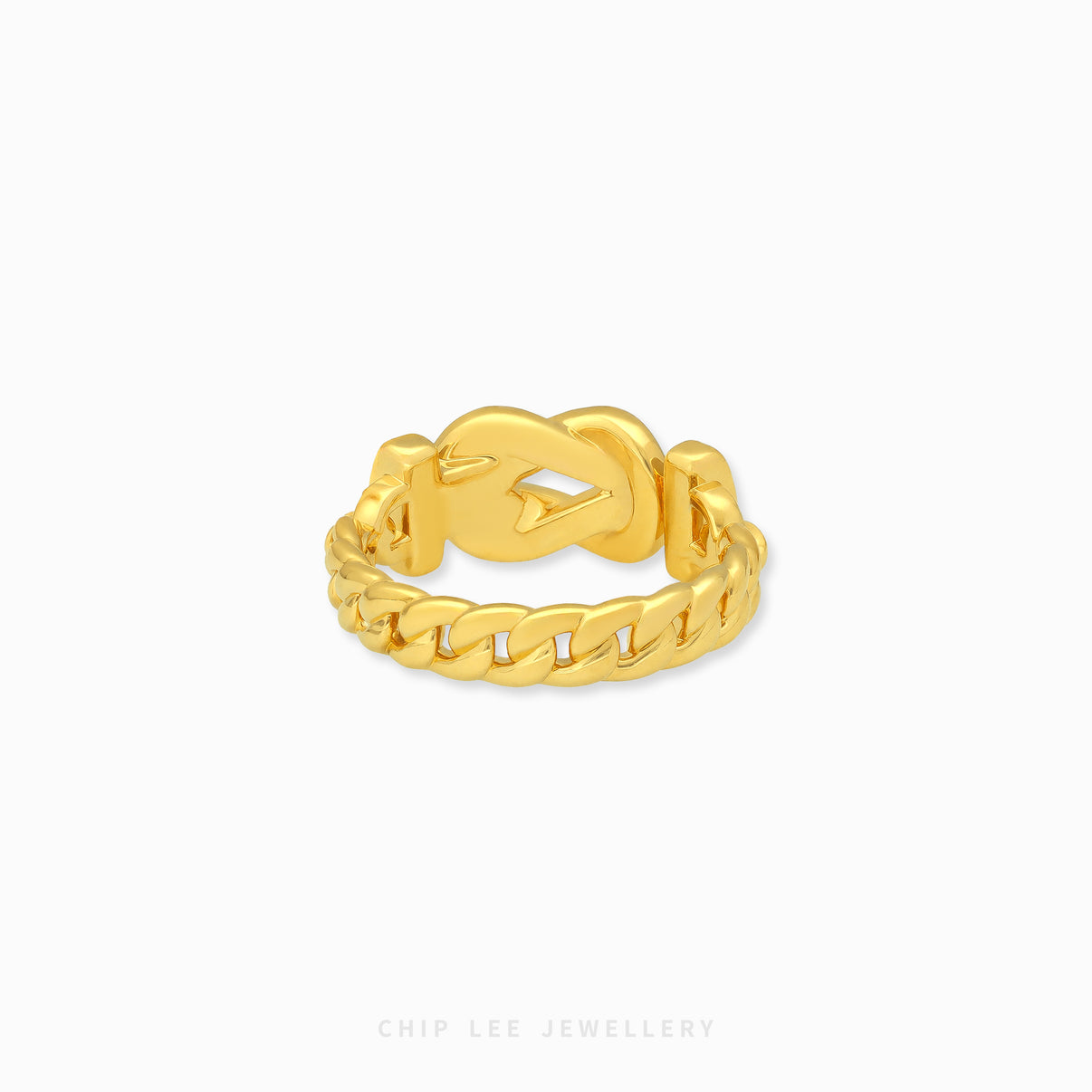 Calgary Loop Ring 999 | 24K Cable Loop Band Ring