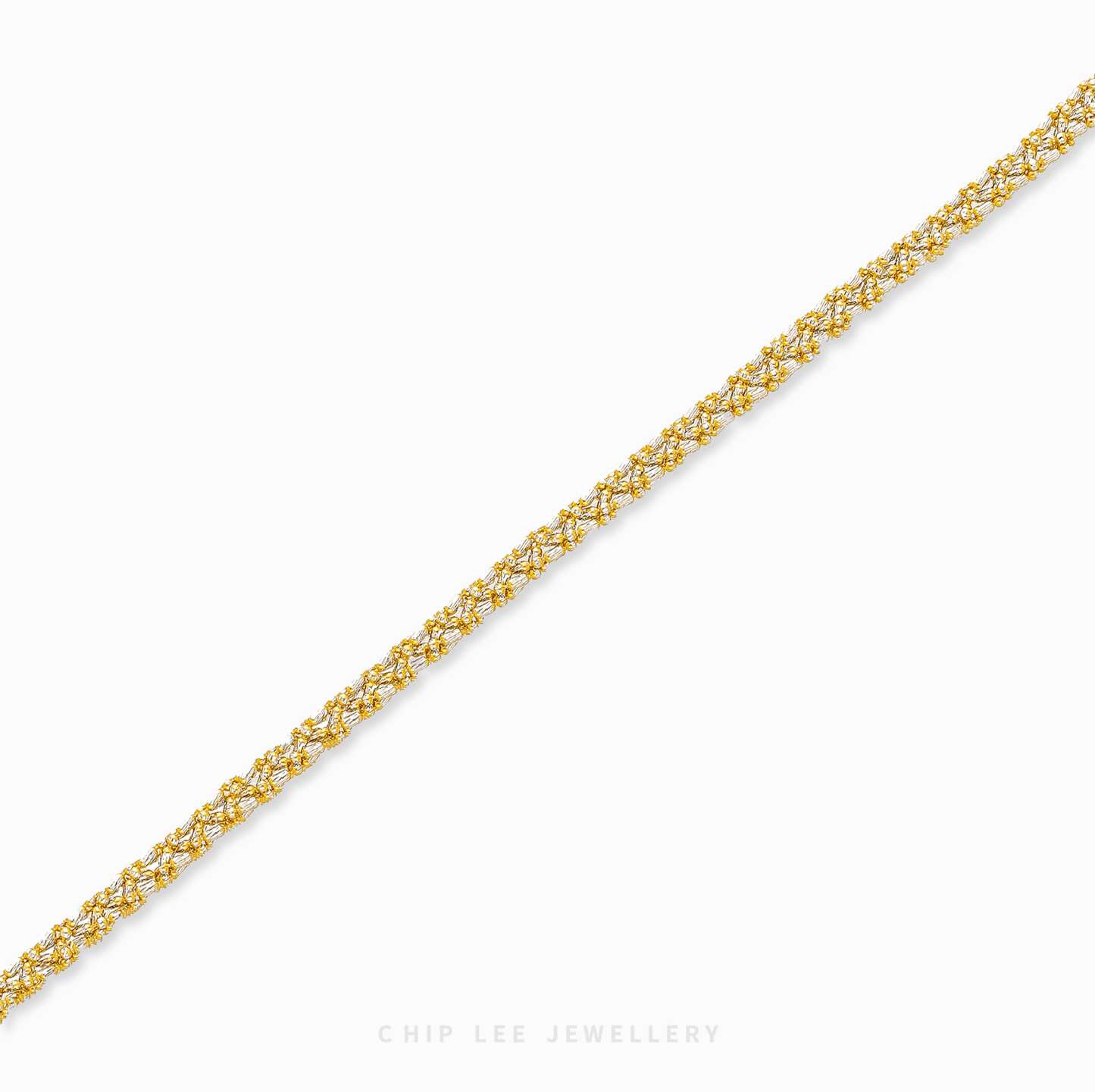 Celeste Bracelet with intricate dual-tone links, classic elegant women’s jewelry, perfect for everyday or special occasions