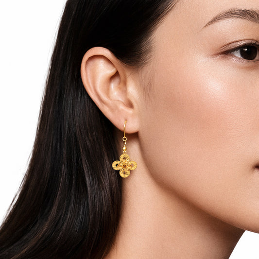 Clover Knot Dangle Earrings