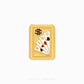 Chunky gold poker king ring featuring detailed playing cards with heart, spade, and club symbols on a textured rectangular face with luxury statement styling.