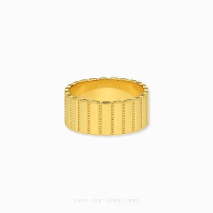 Chunky Ribbed Ring