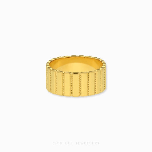 Chunky Ribbed Ring