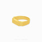 Classic Bar Ring with sleek minimalist bar-style band in 916 gold by Chip Lee Jewellery Singapore