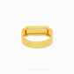 Classic Bar Ring with sleek minimalist bar-style band in 916 gold by Chip Lee Jewellery Singapore