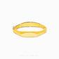 Classic Octagon Bangle by Chip Lee Jewellery Singapore, 916/22K gold with faceted edges, geometric elegance and bold luxury accessory