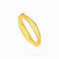 Classic Octagon Bangle by Chip Lee Jewellery Singapore, 916/22K gold with faceted edges, geometric elegance and bold luxury accessory