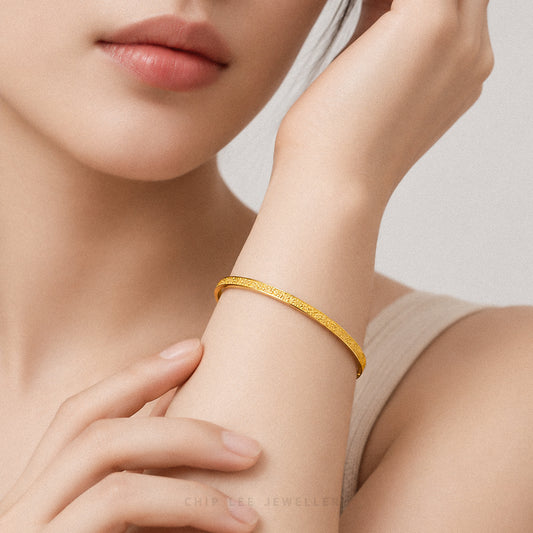 Crushed Ice Flexi Bangle