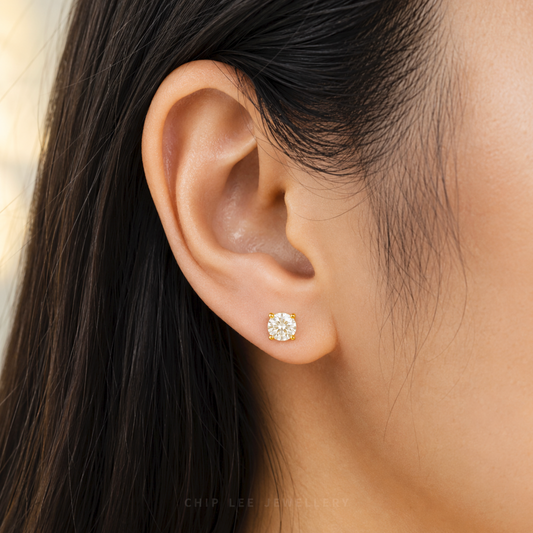 Cubic Zirconia Stud Earrings
