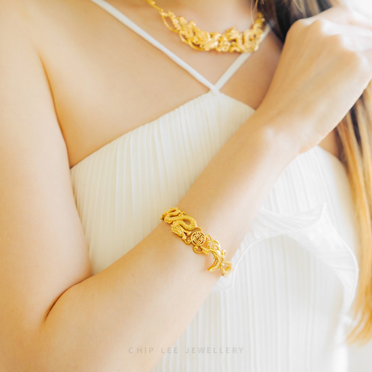 999 | 24K Gold Flora Bracelet