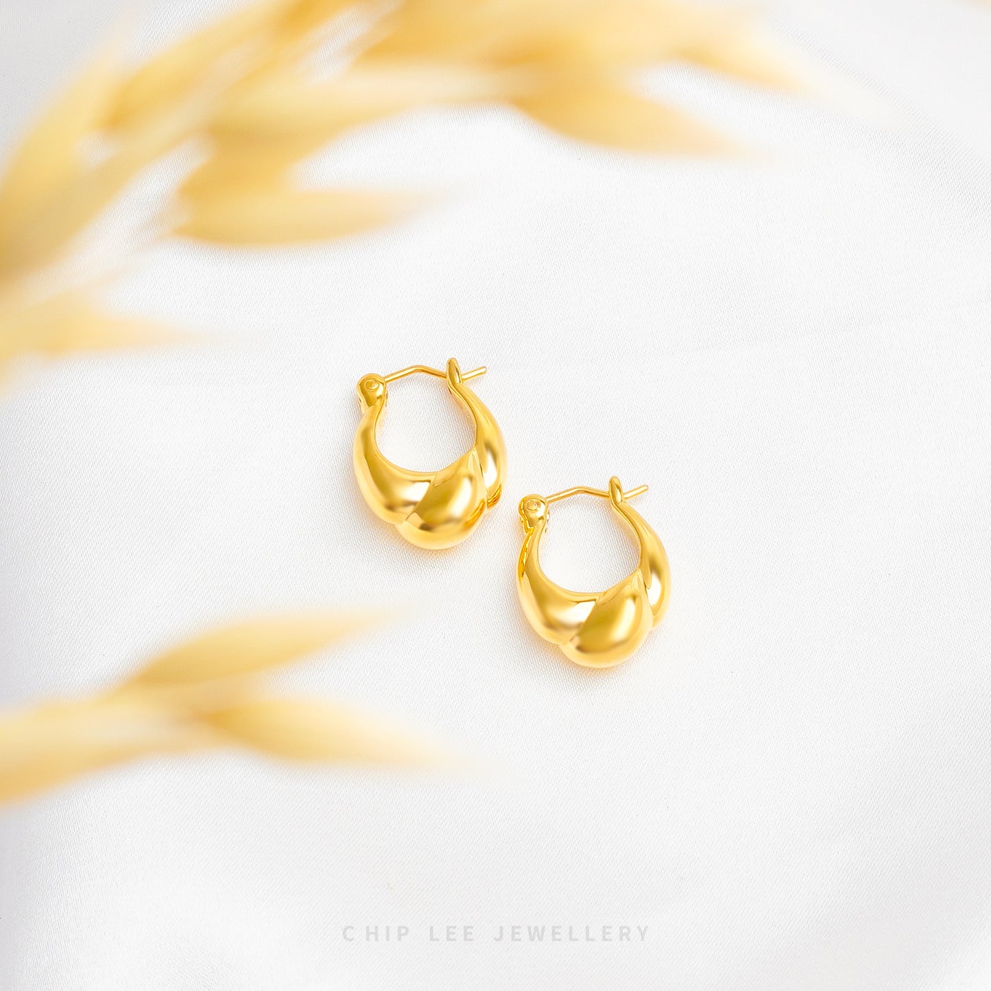 999 Chunky Classy hoop earrings - Chip Lee Jewellery