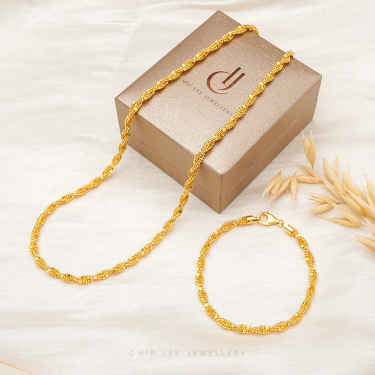Twisted Chain Bracelet - Chip Lee Jewellery