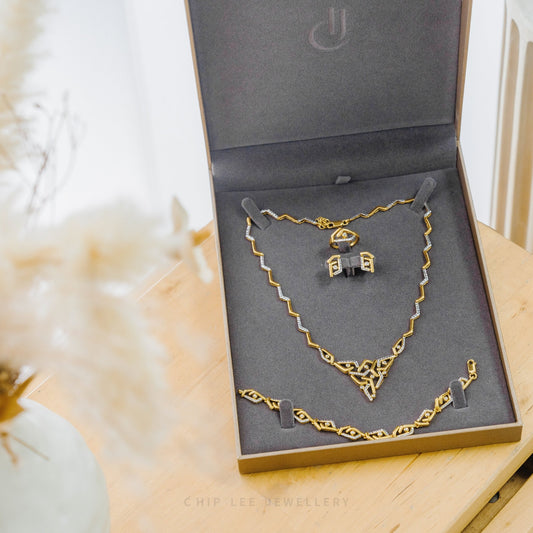 Duo Tone Turkish Design Bracelet - Chip Lee Jewellery