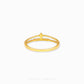 Dainty Duo Layer Ring by Chip Lee Jewellery, dual overlapping bands in 916/22K gold, layered elegance and modern style accessory