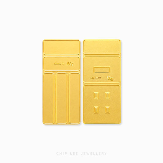 Dragon Phoenix Imperial Prosperity 999 Gold Bar in Fine Pure Gold