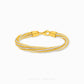 A multi-strand gold and silver snake chain bracelet with a lobster clasp, displayed on a clean white background with a Chip Lee Jewellery watermark at the bottom.