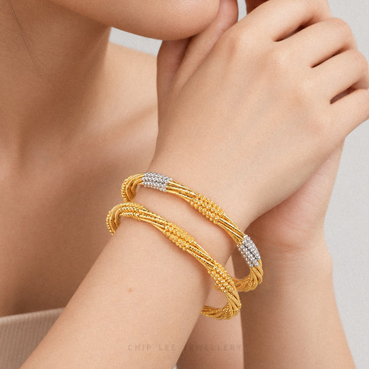 Beaded Italia Flexi Bangle