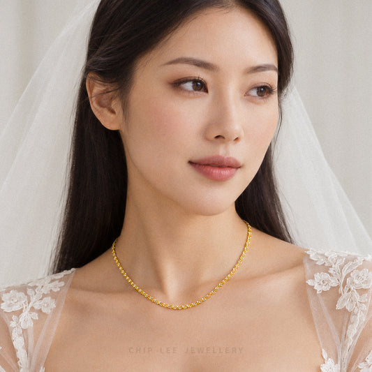 Duo Tone Bismark Chain Necklace