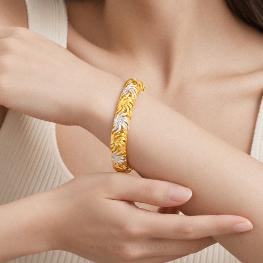 Duo Tone Cempaka Bangle