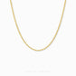 Duo Tone Chain Necklace with alternating yellow and white gold links in 916 gold by Chip Lee Jewellery Singapore