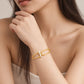 Duo Tone Cuff Bangle