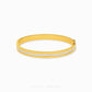 Duo Tone Facet Eternity Bangle